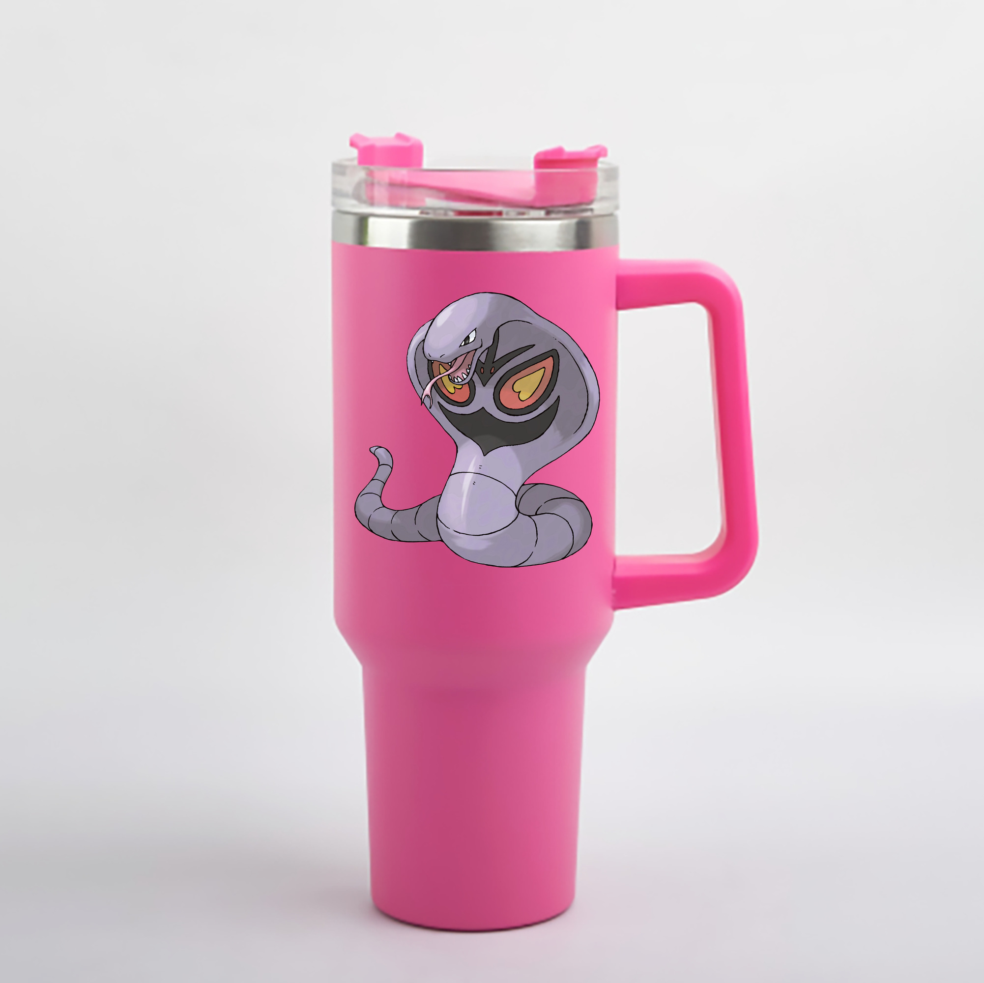 （画像用） ポケットモンスター Pokémon 1200mL車用タンブラー - クリスタルステッカー（プラスチックストロー付き）